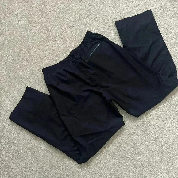 ROAD RUNNER Sports Men’s Size Medium Black Pants Pro Velocity 100% Polyester Zip - Picture 4 of 14